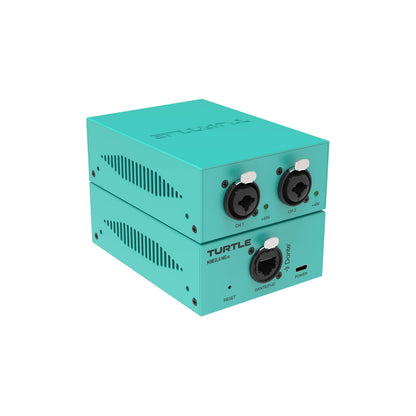 Turtle AV TAV-MINEOLAMICRO Dual XLR Dante Mic Preamp Converter