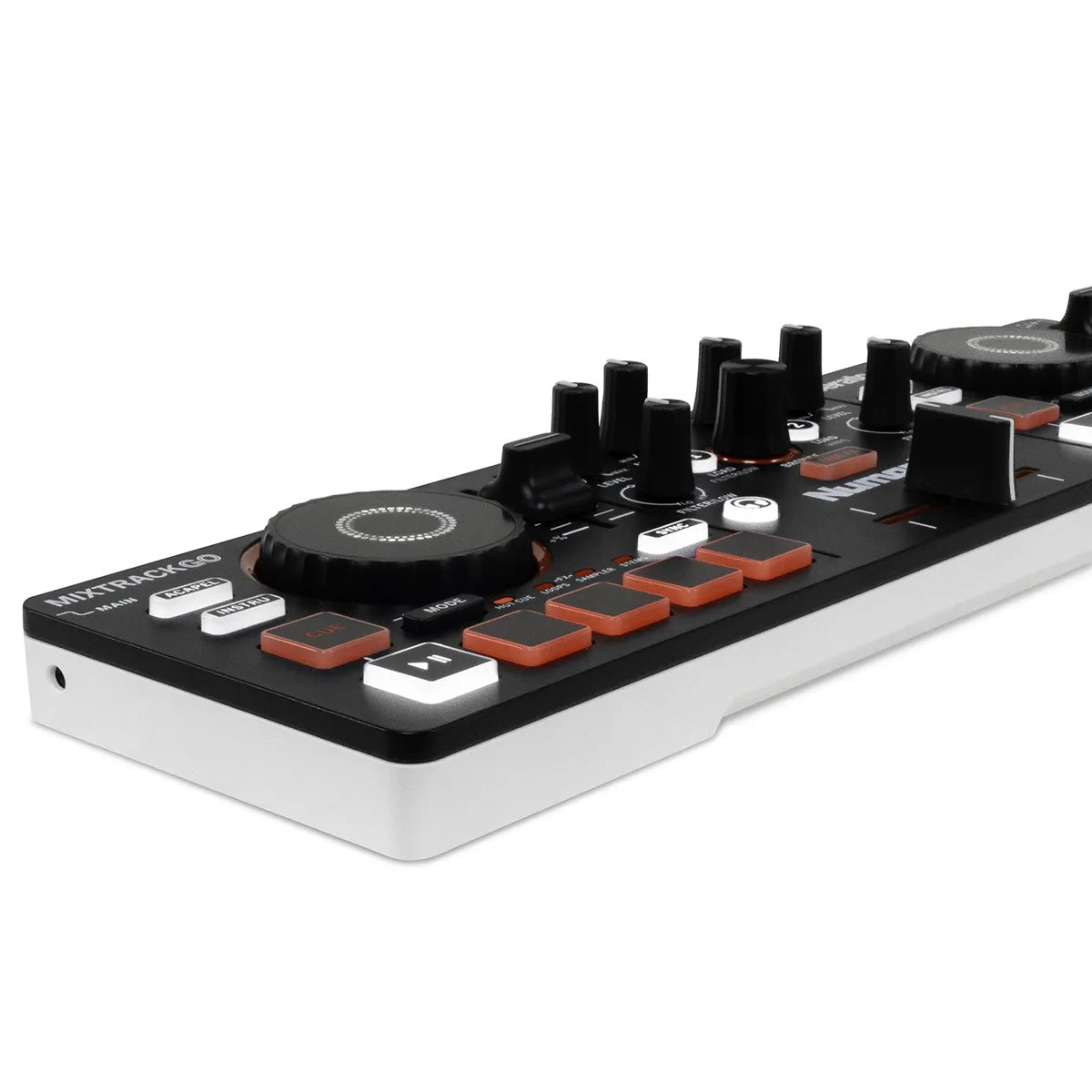 Numark MIXTRACKGO Ultra-Portable 2-Deck DJ Controller With Stems