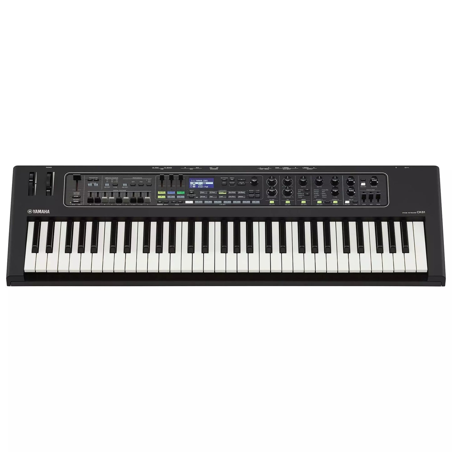 Yamaha CK61 Stage Keyboard With Built-In Speakers and Battery Power
