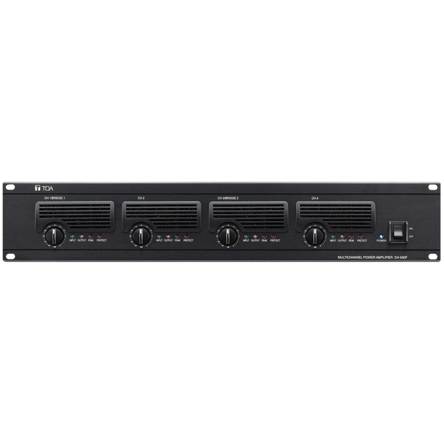 TOA DA-550F CU 4-Channel Class-D Rack Power Amplifier