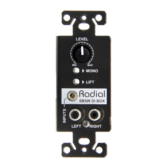 Radial StageBug SB5W Wall-Mount Passive Stereo Direct Box