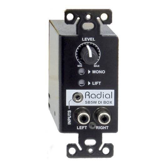Radial StageBug SB5W Wall-Mount Passive Stereo Direct Box