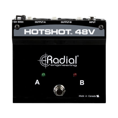 Radial R800 1505 00 Hotshot 48V Condenser Mic Switcher Footswitch