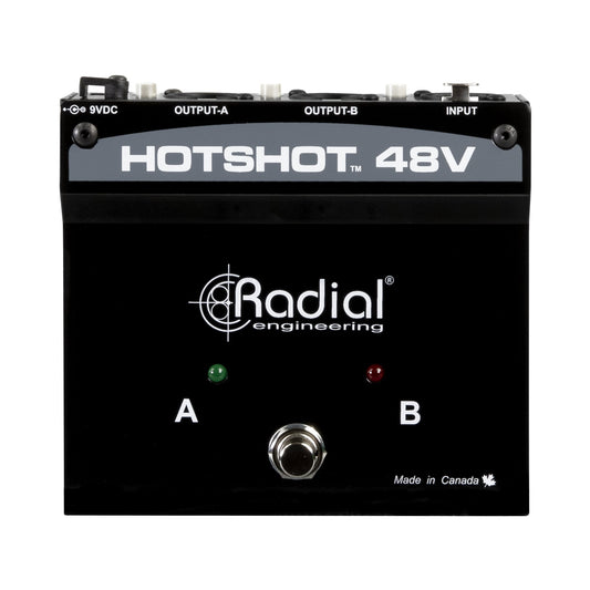 Radial R800 1505 00 Hotshot 48V Condenser Mic Switcher Footswitch
