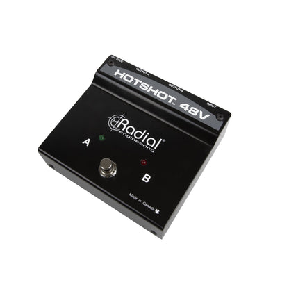 Radial R800 1505 00 Hotshot 48V Condenser Mic Switcher Footswitch