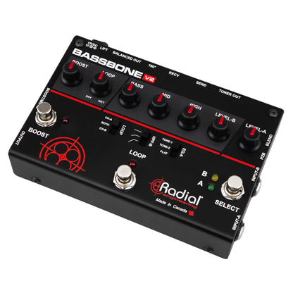Radial R800 7071 00 Bassbone V2 Bass Preamp and DI Box