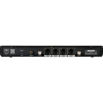 Galaxy Audio CSL4 4-Channel Rackmount Digital UHF Diversity Wireless System | (4) Bodypack Transmitters