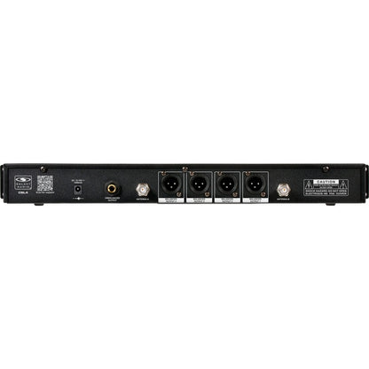 Galaxy Audio CSL4 4-Channel Rackmount Digital UHF Diversity Wireless System | (2) Handheld Vocal Mic Tranmitters and (2) Bodypack Transmitters