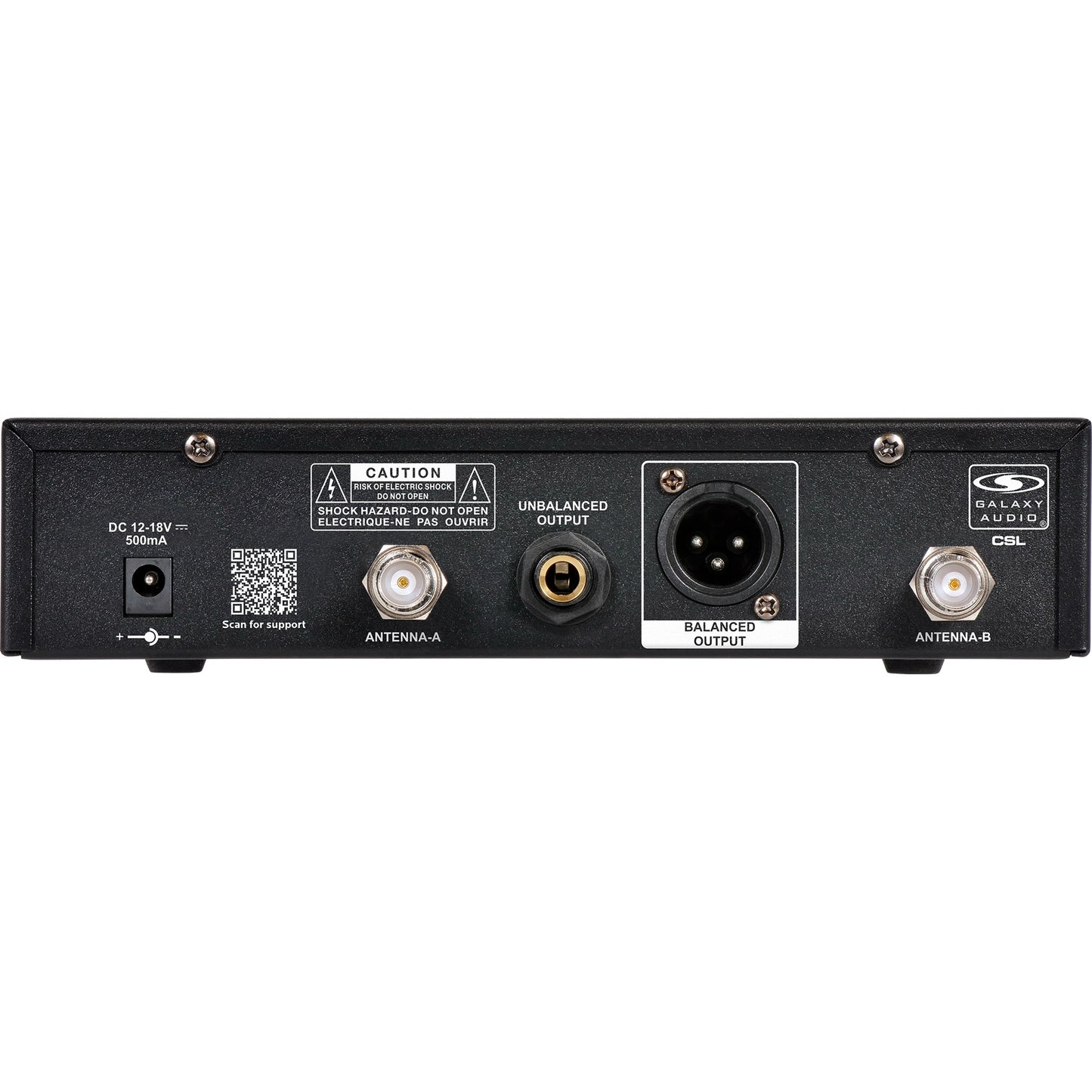 Galaxy Audio CSL Digital UHF Wireless System Single Channel True-Diversity | (1) Handheld Dynamic Vocal Mic Tranmitter and (1) Bodypack Transmitter and Headset Microphone