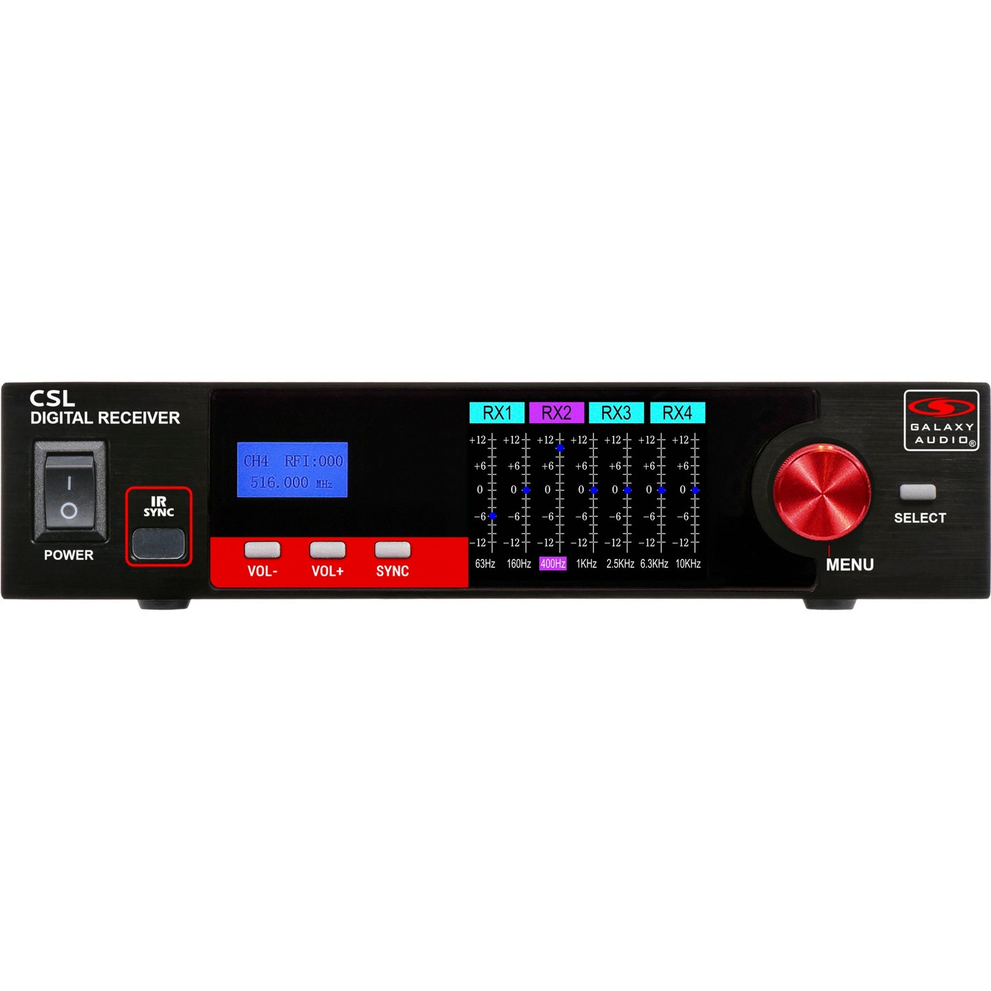 Galaxy Audio CSL Digital UHF Wireless System Single Channel True-Diversity | (1) Receiver Only