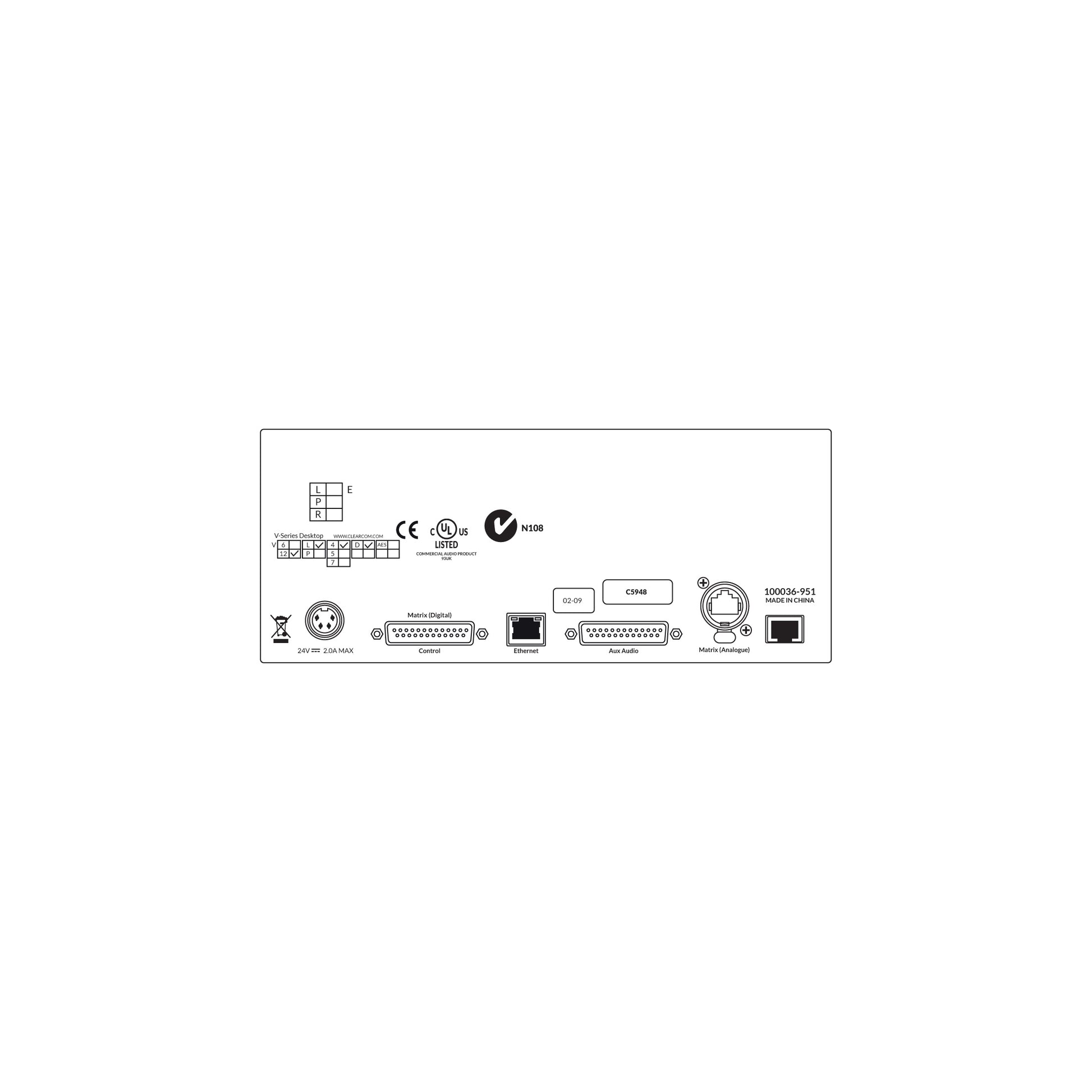 207664_Clear-Com-V12PDDX4Y-IP-12-Key-Pushbutton-Intercom-Panel-Desktop_ALT06sqr