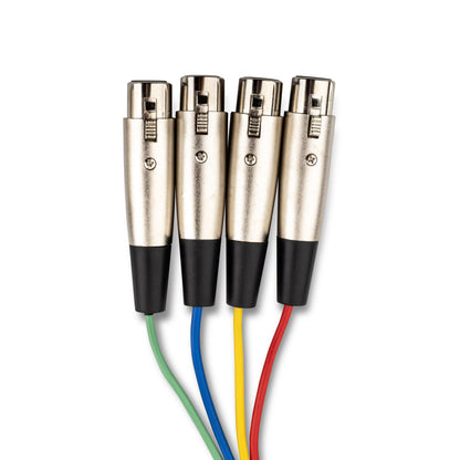 Hosa XLR-401.5 4-Channel Balanced XLR Snake 1.5 ft
