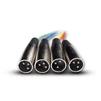 Hosa XLR-401.5 4-Channel Balanced XLR Snake 1.5 ft