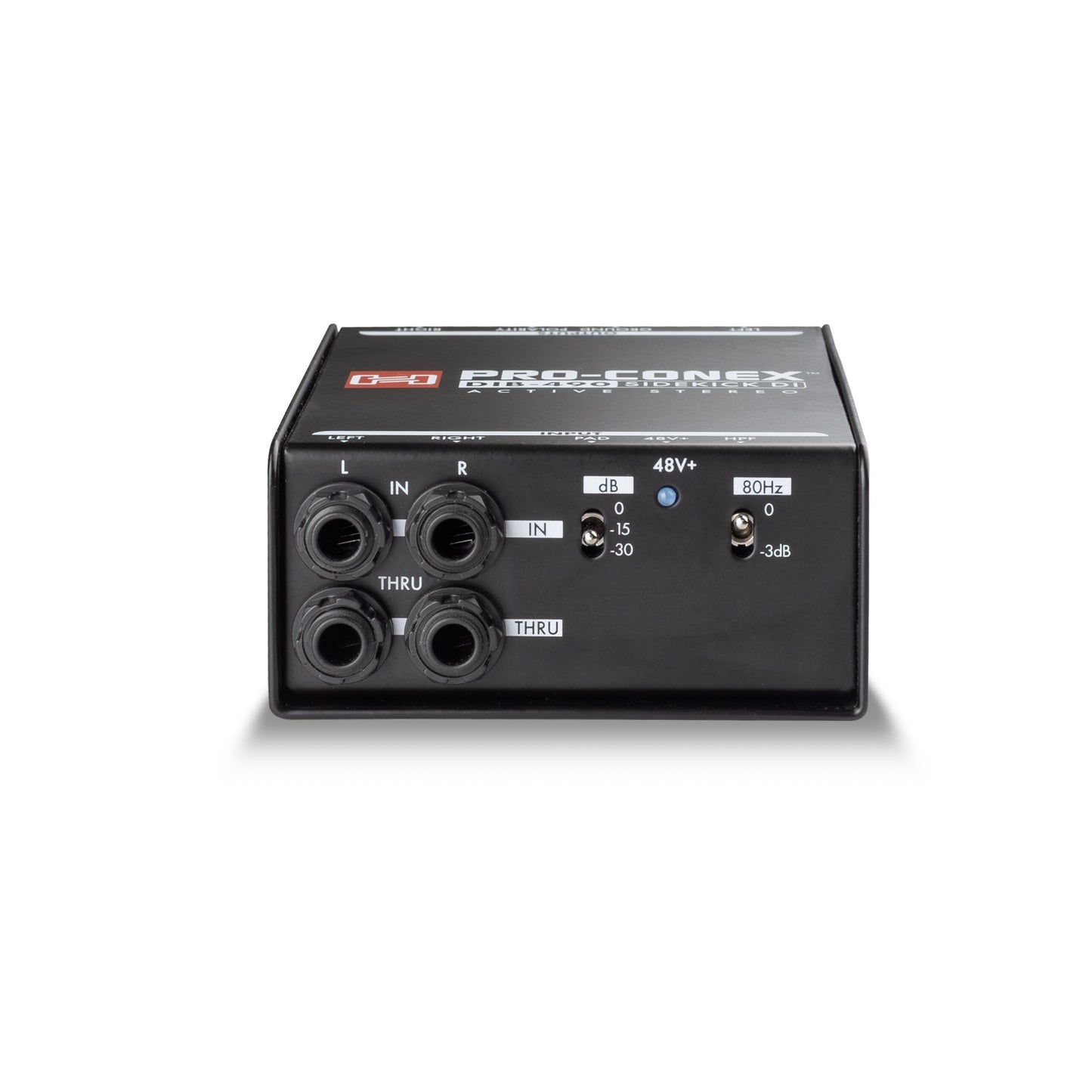 Hosa DIB-490 Pro-Conex Sidekick Active Stereo DI Box