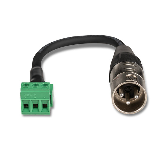 Hosa PHX-116M-BULK Phoenix to XLR Low-Voltage Adapter