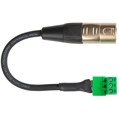 Hosa PHX-116M-BULK Phoenix to XLR Low-Voltage Adapter