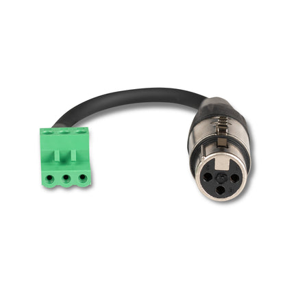 Hosa PHX-216F-BULK XLR to Phoenix Euroblock Low-Voltage Adaptor