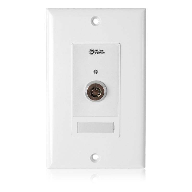 AtlasIED WPD-KSWM Decor Wall Plate Momentary Key Switch