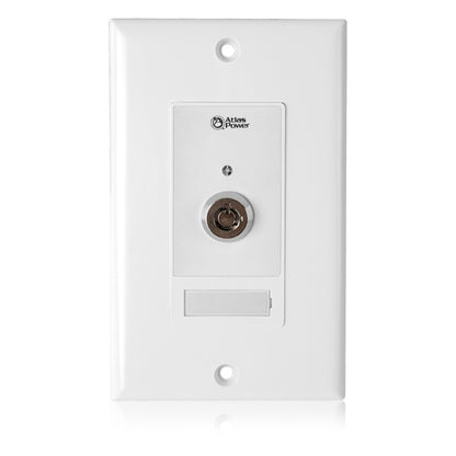 AtlasIED WPD-KSWM Decor Wall Plate Momentary Key Switch