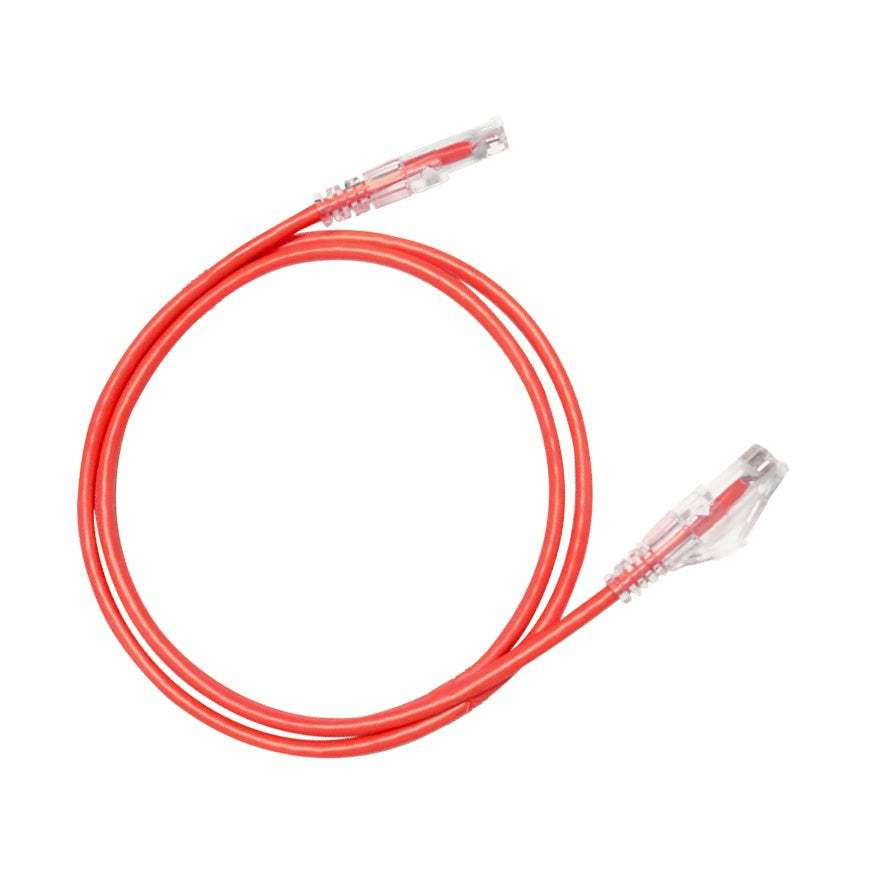 Hosa Cat 6 Cable 10-Pack Gigabit RJ45 For AV Networking | 3 ft | Red