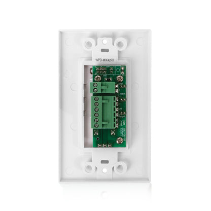 AtlasIED WPD-MIX42RT Decor Wall Plate Input Selector With Volume Control