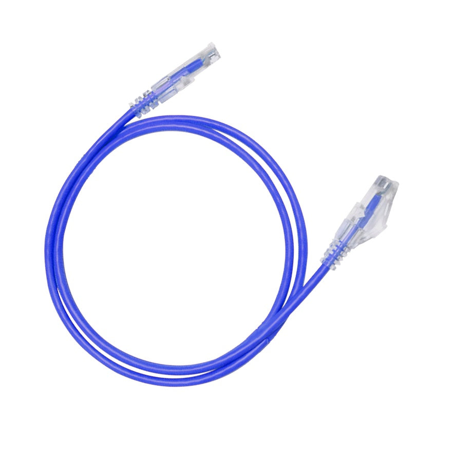 Hosa Cat 6 Cable 10-Pack Gigabit RJ45 For AV Networking | 10 ft | Blue