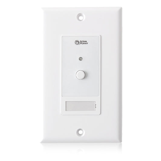 AtlasIED WPD-SWCC Wall Plate Push Button Switch Hard Contact Closure