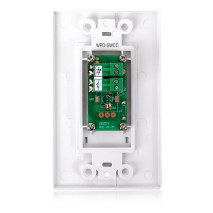 AtlasIED WPD-SWCC Wall Plate Push Button Switch Hard Contact Closure