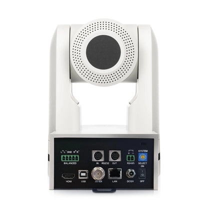 Avonic CM93 PTZ Camera 4K60 30X Zoom For Fixed Installs | NDI | White