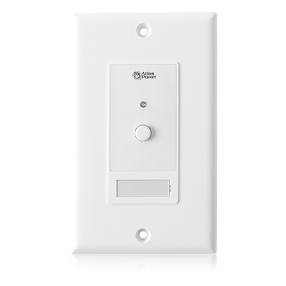 AtlasIED WPD-SWM Wall Plate Push Button Switch, Momentary Contact Closure