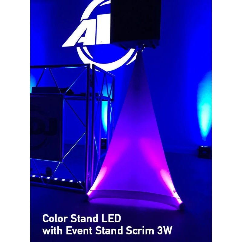 Accu-Cable Color Stand LED Speaker Stand With Built-In LED Lighting