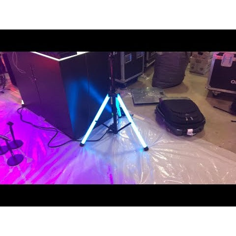 Accu-Cable Color Stand LED Speaker Stand With Built-In LED Lighting