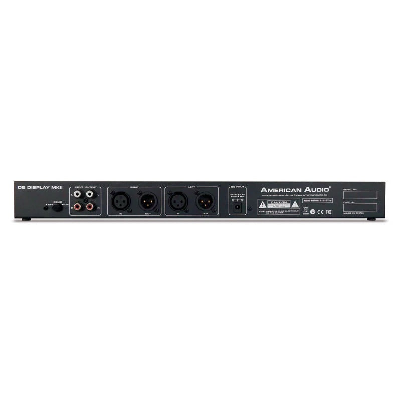 American Audio & Video DB DISPLAY MKII Rack-Mount Decibel Level Monitor