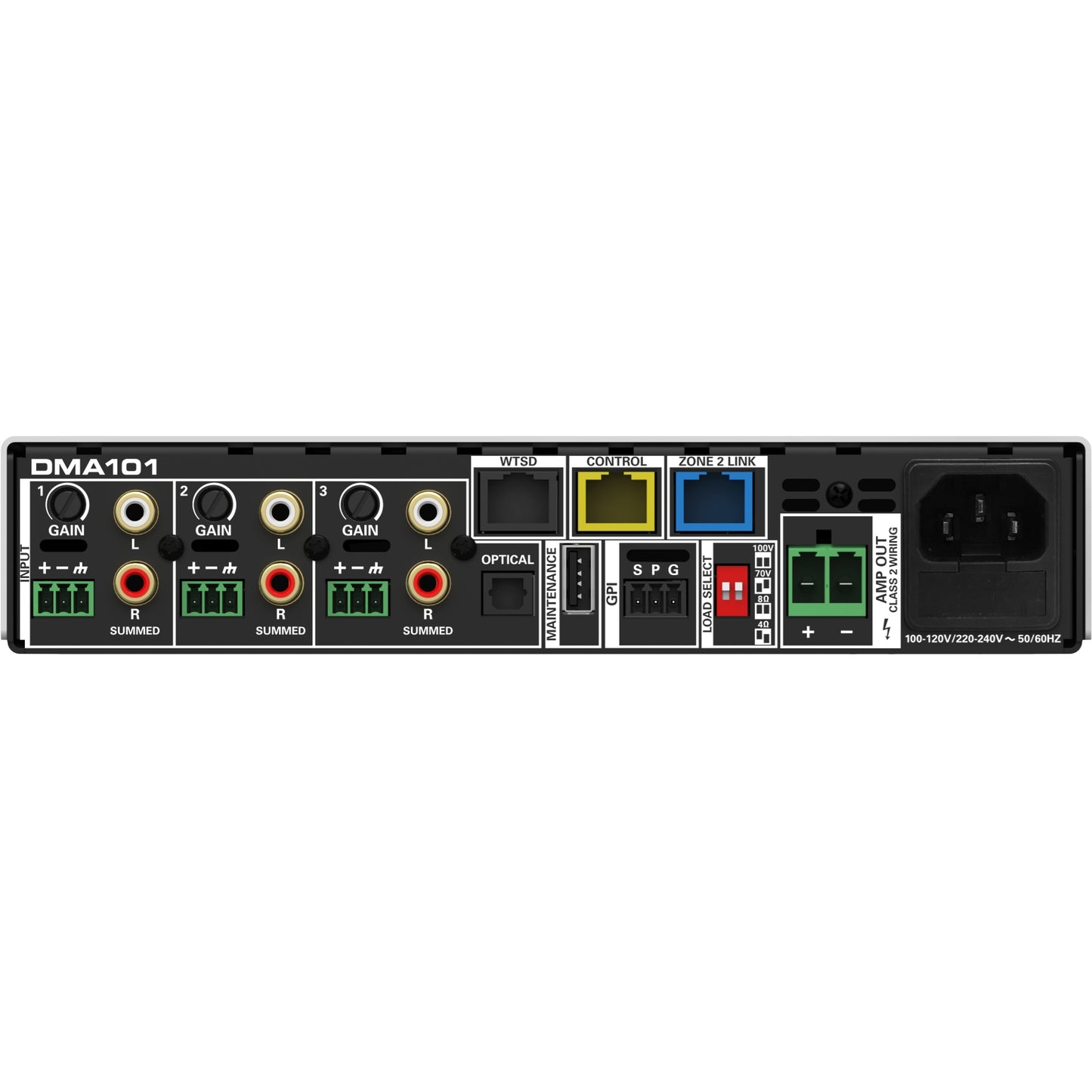 AtlasIED DMA Series Digital Mixer Amplifier For Commercial Installs | 100W