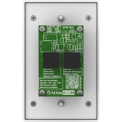 AtlasIED DMA-ML Mic/Line Preamp Wall Plate For DMA Amplifiers