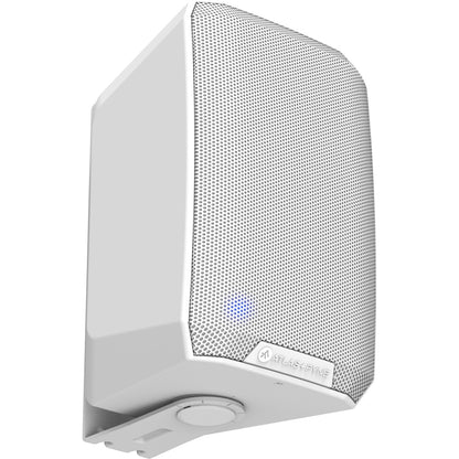 AtlasIED FS IsoFlare Series Dante PoE Active Surface Mount Loudspeaker | White | 4"