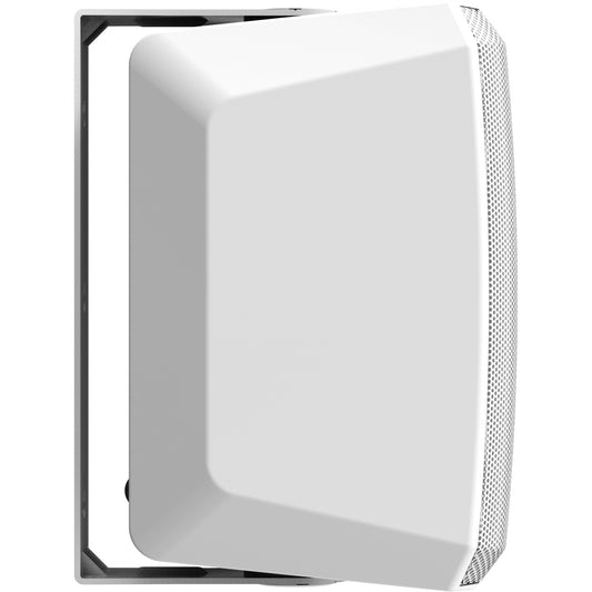 AtlasIED FS IsoFlare Series Dante PoE Active Surface Mount Loudspeaker | White | 4"