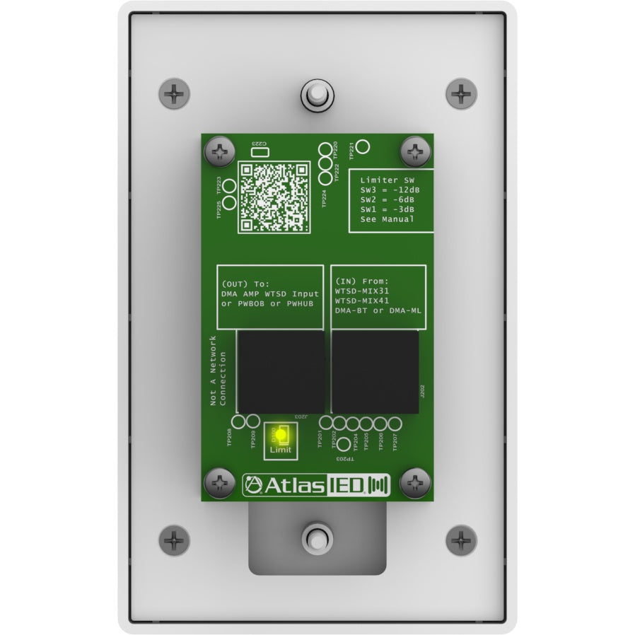 AtlasIED WTSD-BT Bluetooth Receiver Wall Plate For WTSD System