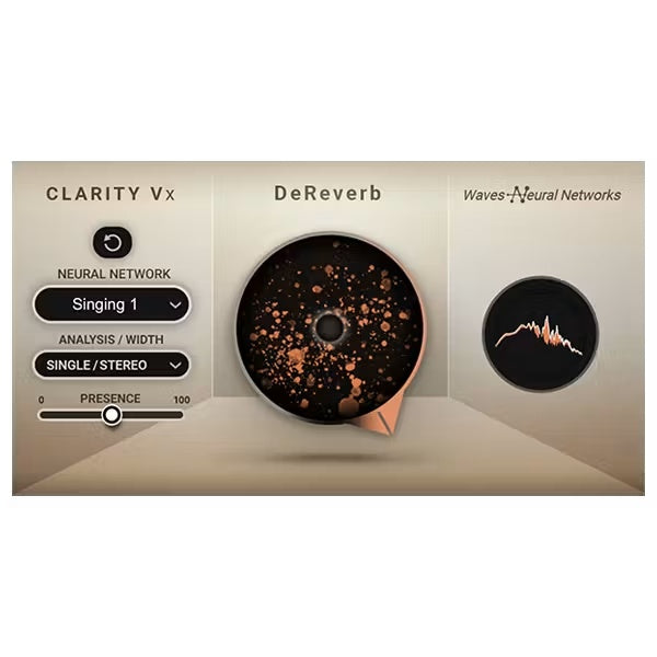 Waves Waves Clarity Vx DeReverb Plugin AI Reverb Removal | Standard