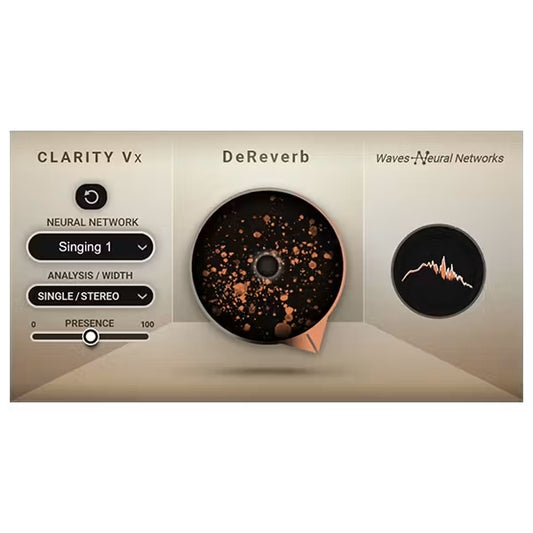 Waves Waves Clarity Vx DeReverb Plugin AI Reverb Removal | Standard