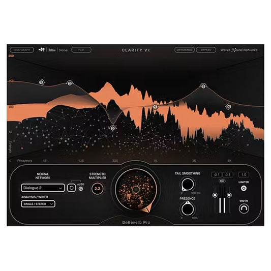Waves CLRXLB Clarix LB AI Noise Reduction Plugin for Live Broadcast