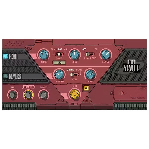 Waves LOFISP Lofi Space Vintage Delay and Reverb Plugin