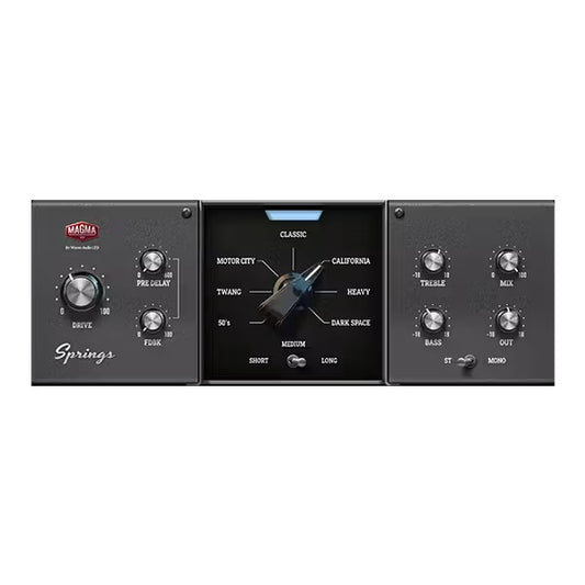 Waves MGMSPR Magma Springs Seven-Model Spring Reverb Plugin