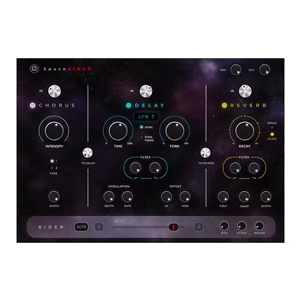 Waves SPCRDR Space Rider Multi-Effect Plugin With Dynamic Rider