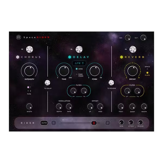 Waves SPCRDR Space Rider Multi-Effect Plugin With Dynamic Rider