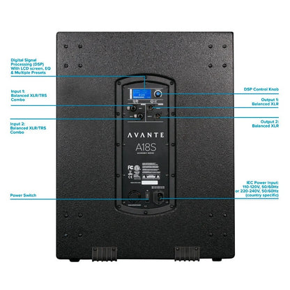208251_Avante-AVA18S-18_-Active-Subwoofer-With-DSP-and-LCD_ALT02sqr