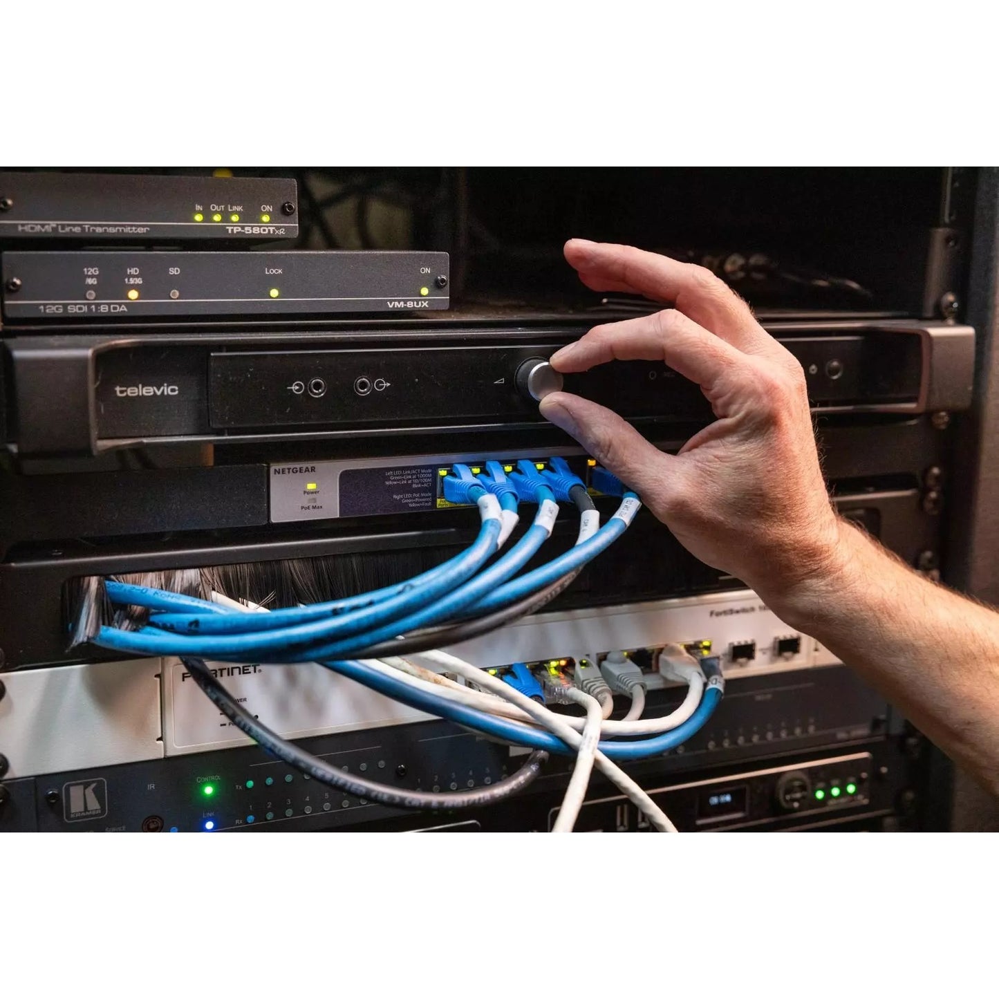 Televic 71.98.0322 D-Cerno AE Rack Digital Discussion System Control Unit