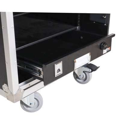 ProX Live Performance Gear XS-SLAM Vertical Rack Shock Mount Case 20"D | 12U