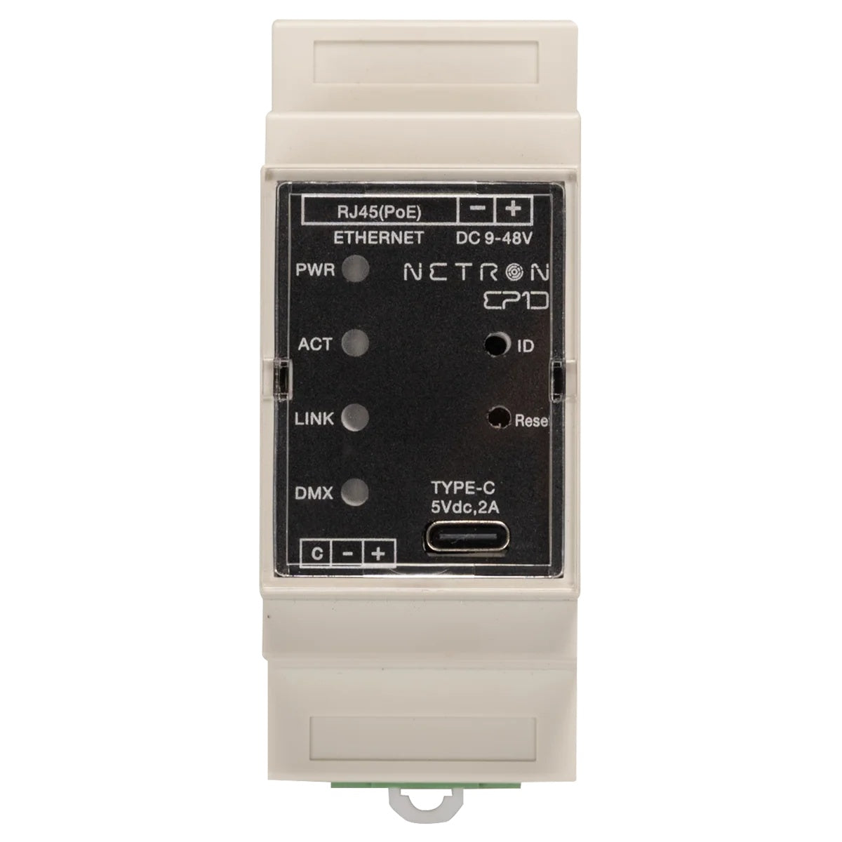 208967_Elation-NRE136-Single-Port-sACN-Art-Net-Node-With-DIN-Rail-Mount_ALT02sqr