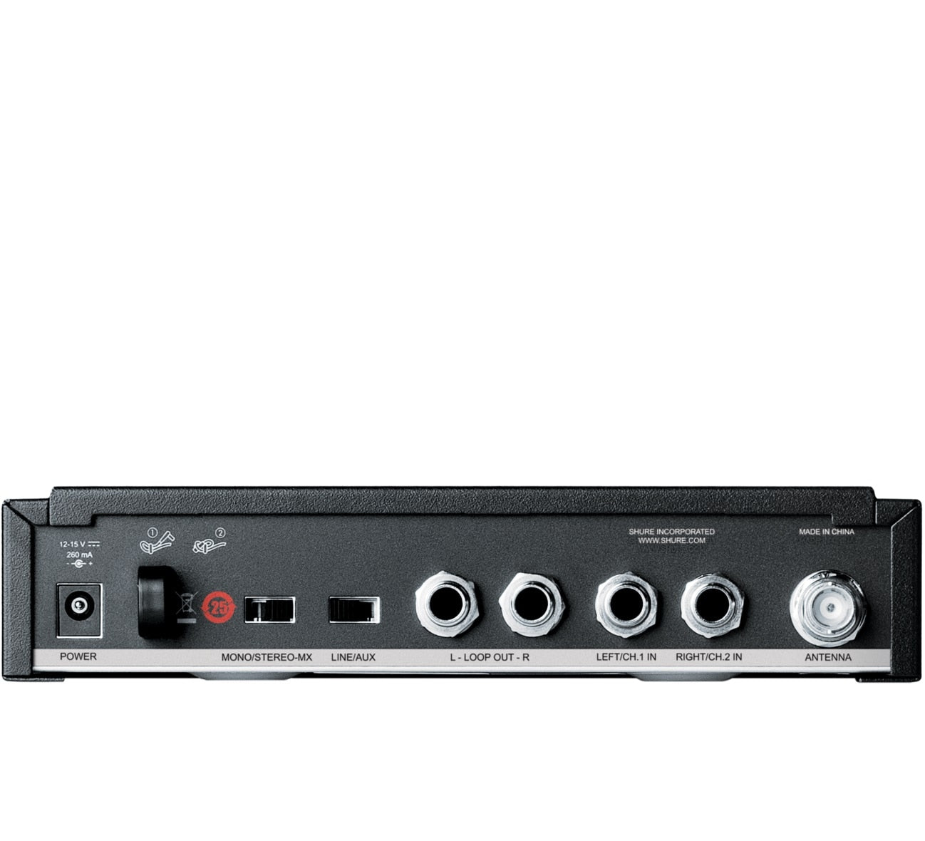 Shure P3TRA215CL In-Ear Monitoring Set back